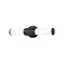 Z-Lite Cooper Vanity, 1-Light, 18 In.W x 4 In.L x 4.75 In.H, Matte Black/Frosted 1010-18W-MB-LED - alternate 1